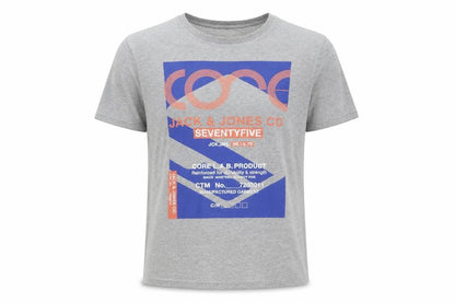 Mens UK Size L JACK & JONES Grey  T-Shirt