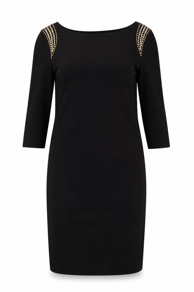 Marks and Spencer Women's Black Dress 14 Studded