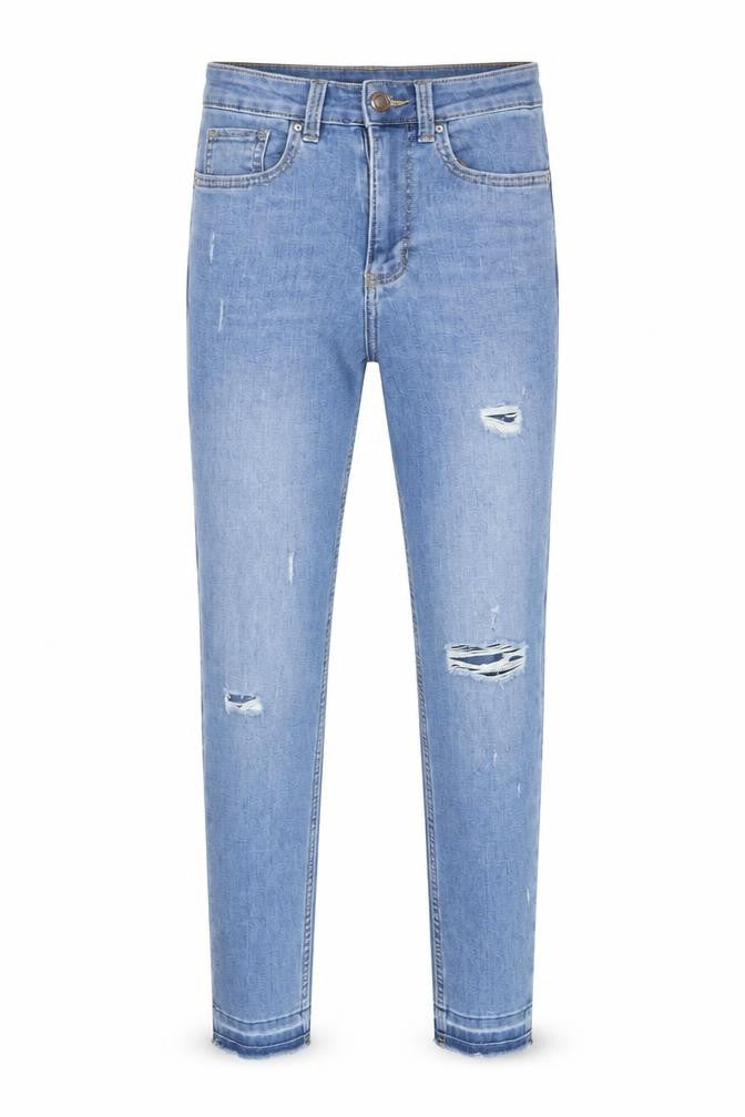 Front view of Marks & Spencer Blue Skinny Jeans Size Girth