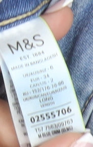 Marks and Spencer Blue Skinny Jeans Size Girth