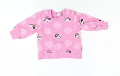Disney at Primark Pink Minnie Mouse Baby Jumper 6-9 Months
