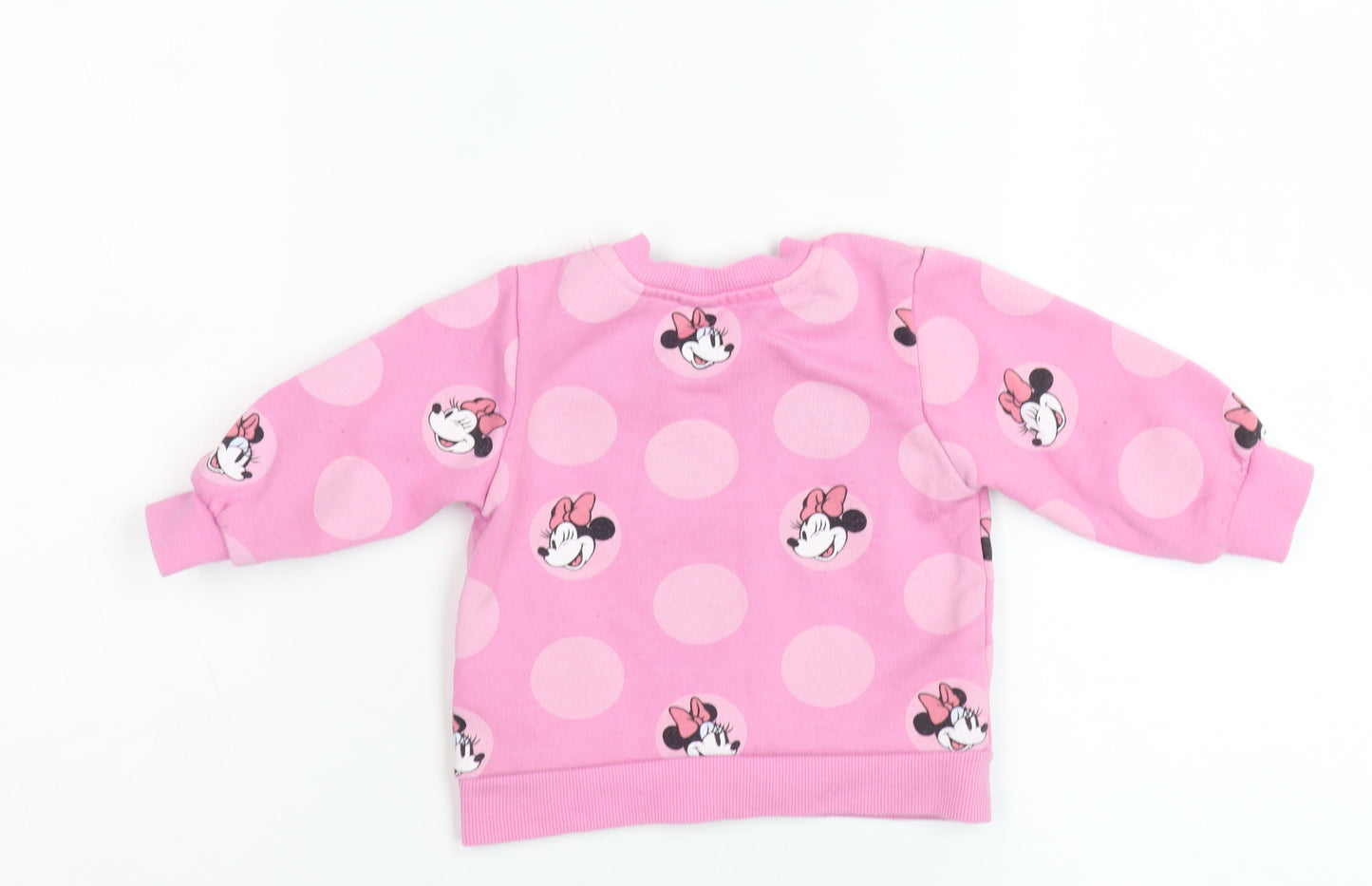 Disney at Primark Pink Minnie Mouse Baby Jumper 6-9 Months