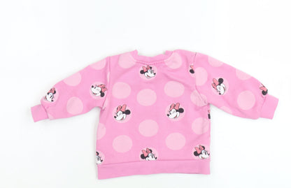 Disney at Primark Pink Minnie Mouse Baby Jumper 6-9 Months