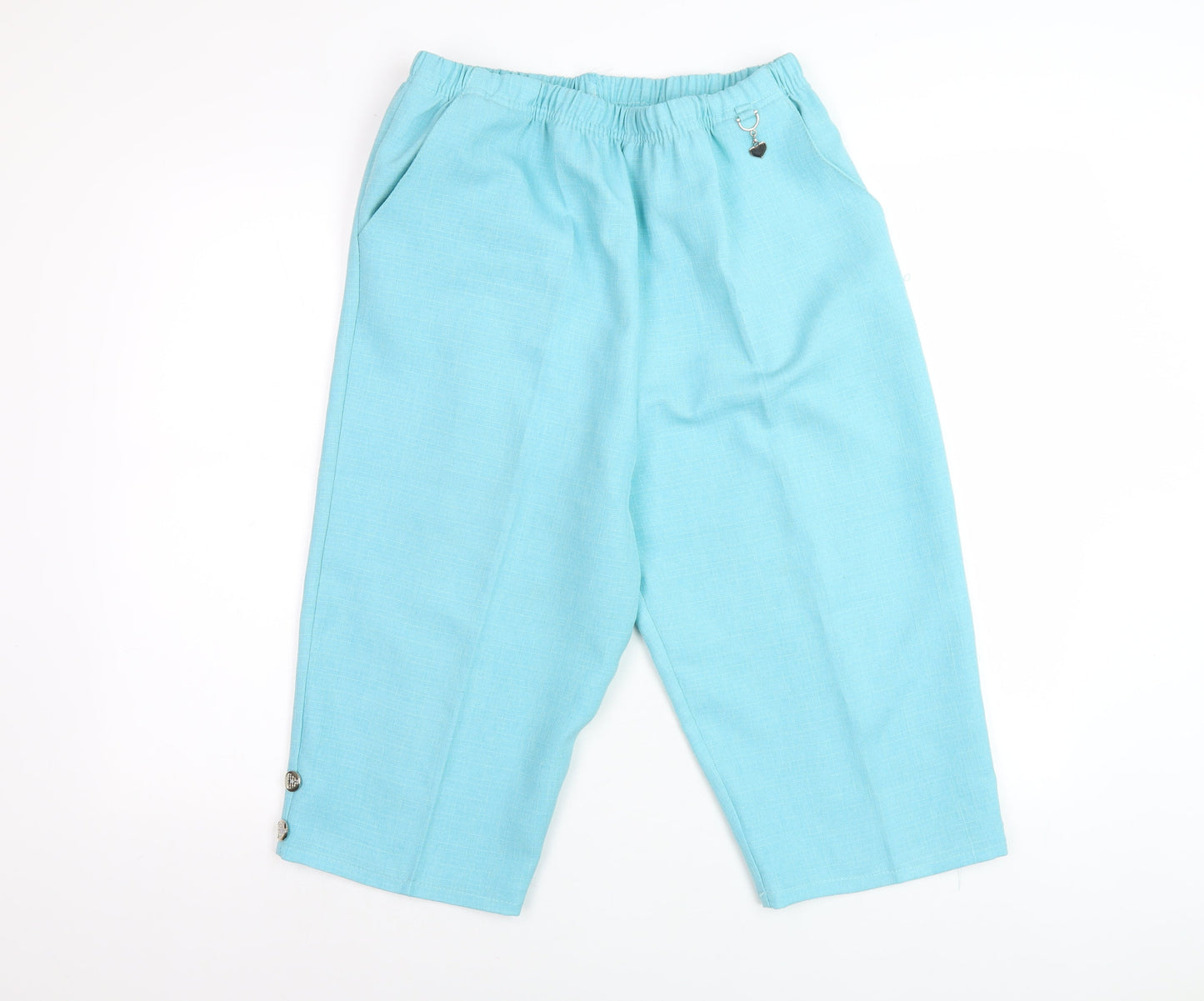 Ajtonovy Women's Blue Capri Trousers L