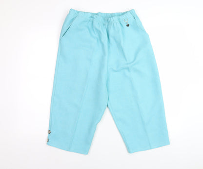 Ajtonovy Women's Blue Capri Trousers L
