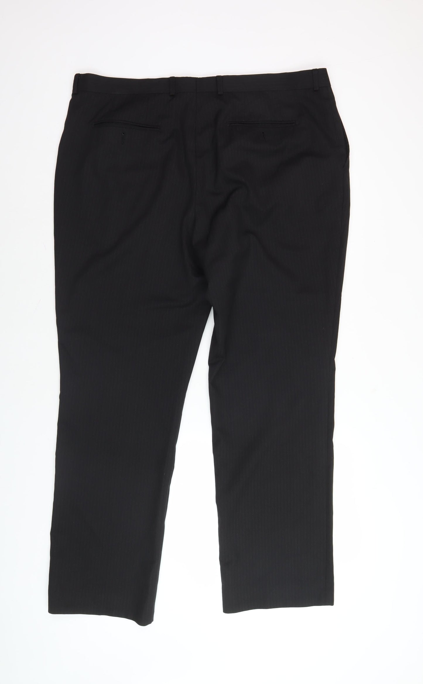 Next Men's Black Dress Pants, 40R, Formal Trousers