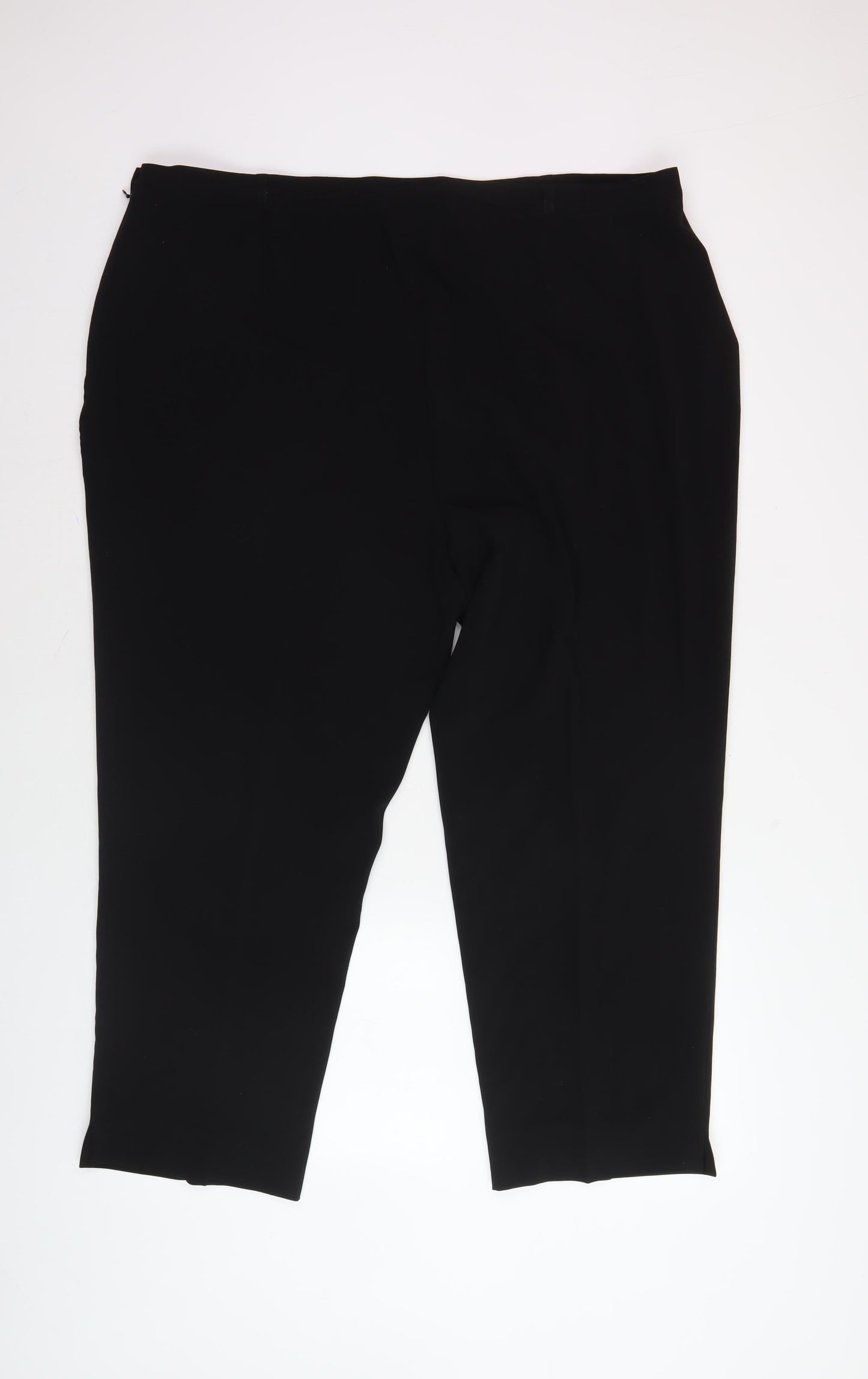 Barkattex Women's Black Trousers Size 22 Straight Leg