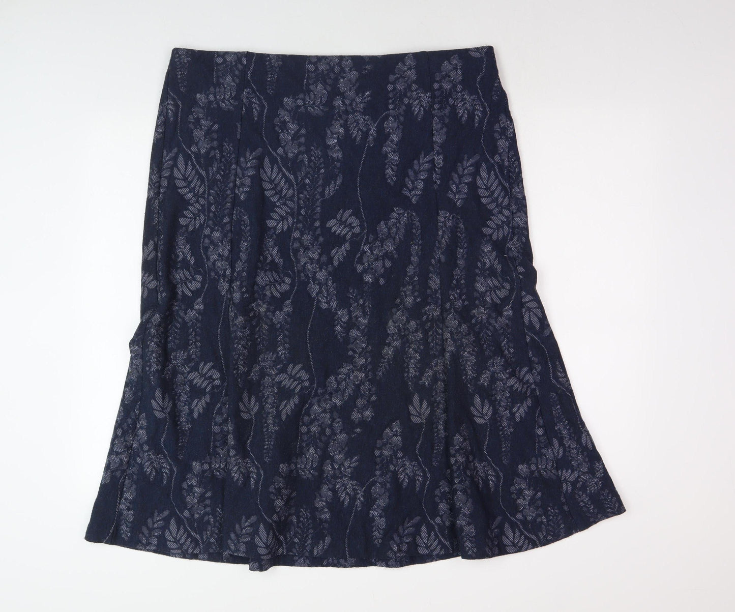 Marks and Spencer Women's Blue Floral Long Skirt Size 18