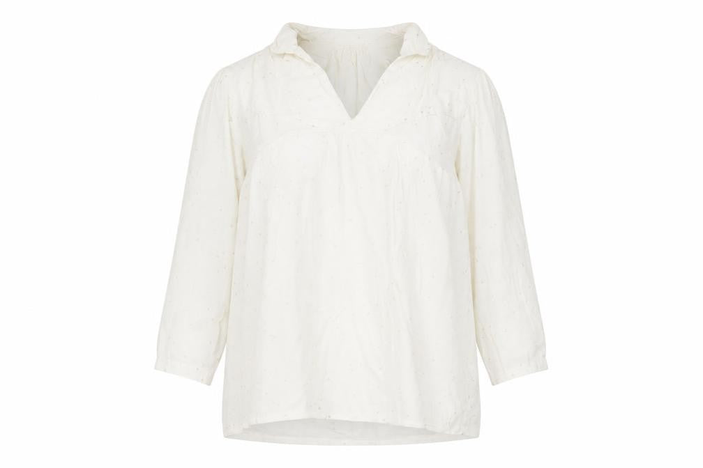 Womens UK Size 14 Oliver Bonas White Basic Blouse
