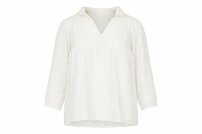 Womens UK Size 14 Oliver Bonas White Basic Blouse