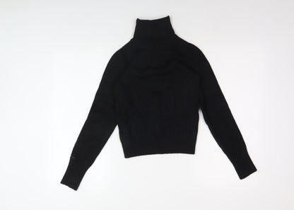 Firetrap Men's Black Roll Neck Jumper Size S