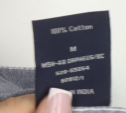 SC&CO Men's Blue Anchor Print Polo, Medium Size