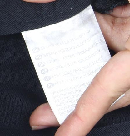 Dickies Men's Black Cargo Trousers Size 38R