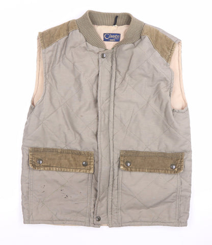 Mens UK Size 38 The County Range by Invicta Beige Quilted Coat