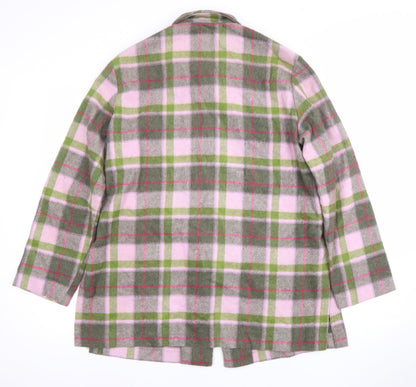 Schneberger Women's Multicoloured Plaid Jacket Size 14