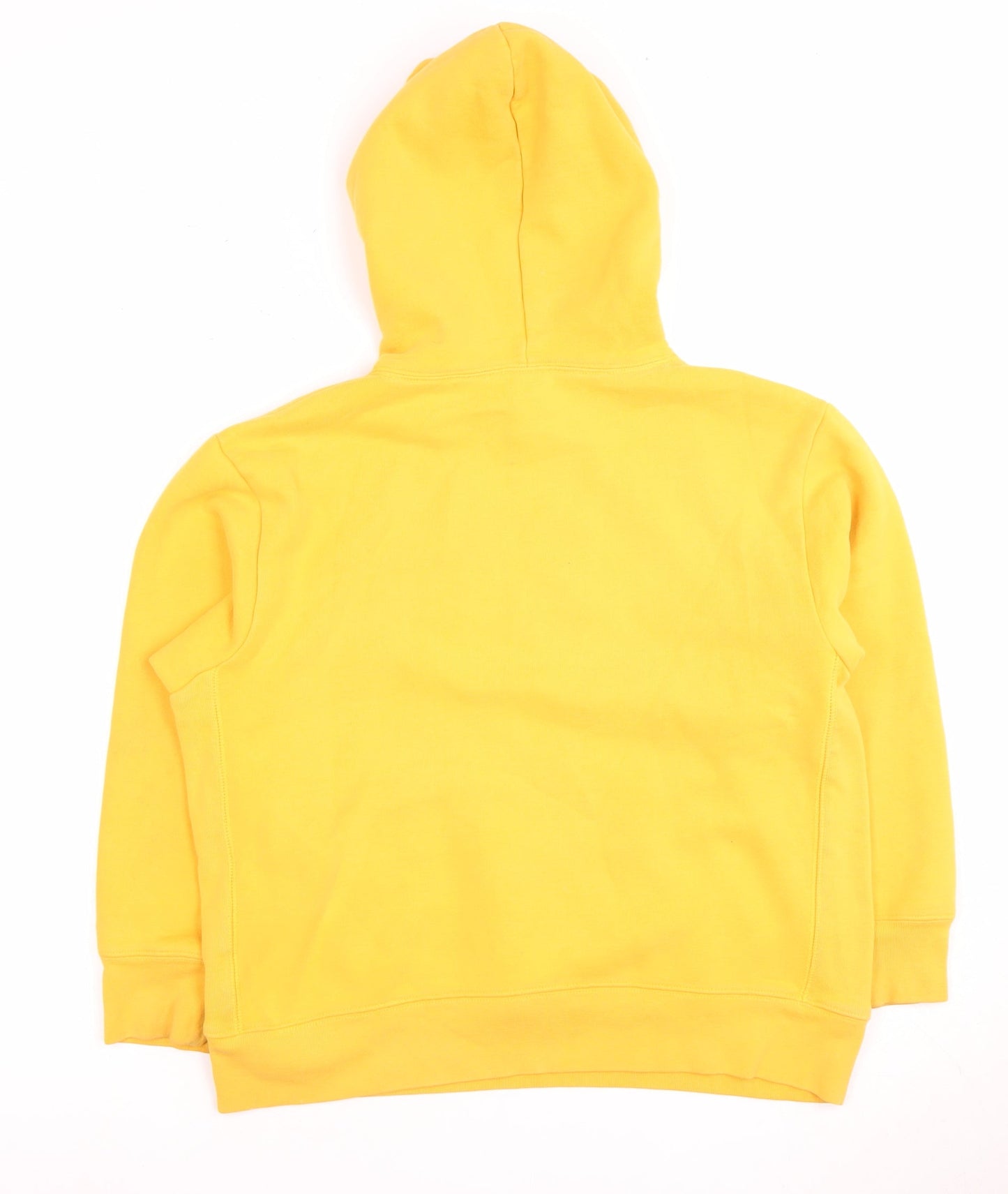 GAP Boys Yellow Pullover Hoodie, Size 10 Years, Motorsport Theme