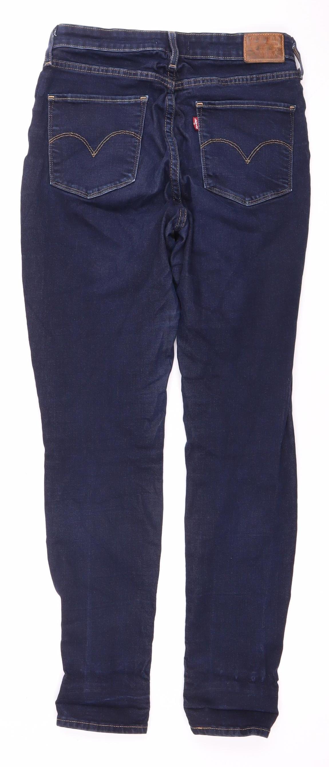 Levi's Women's High Rise Blue Skinny Jeans, Size 30