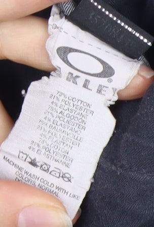 Oakley Men's Grey Chino Trousers Slim Fit Size 33