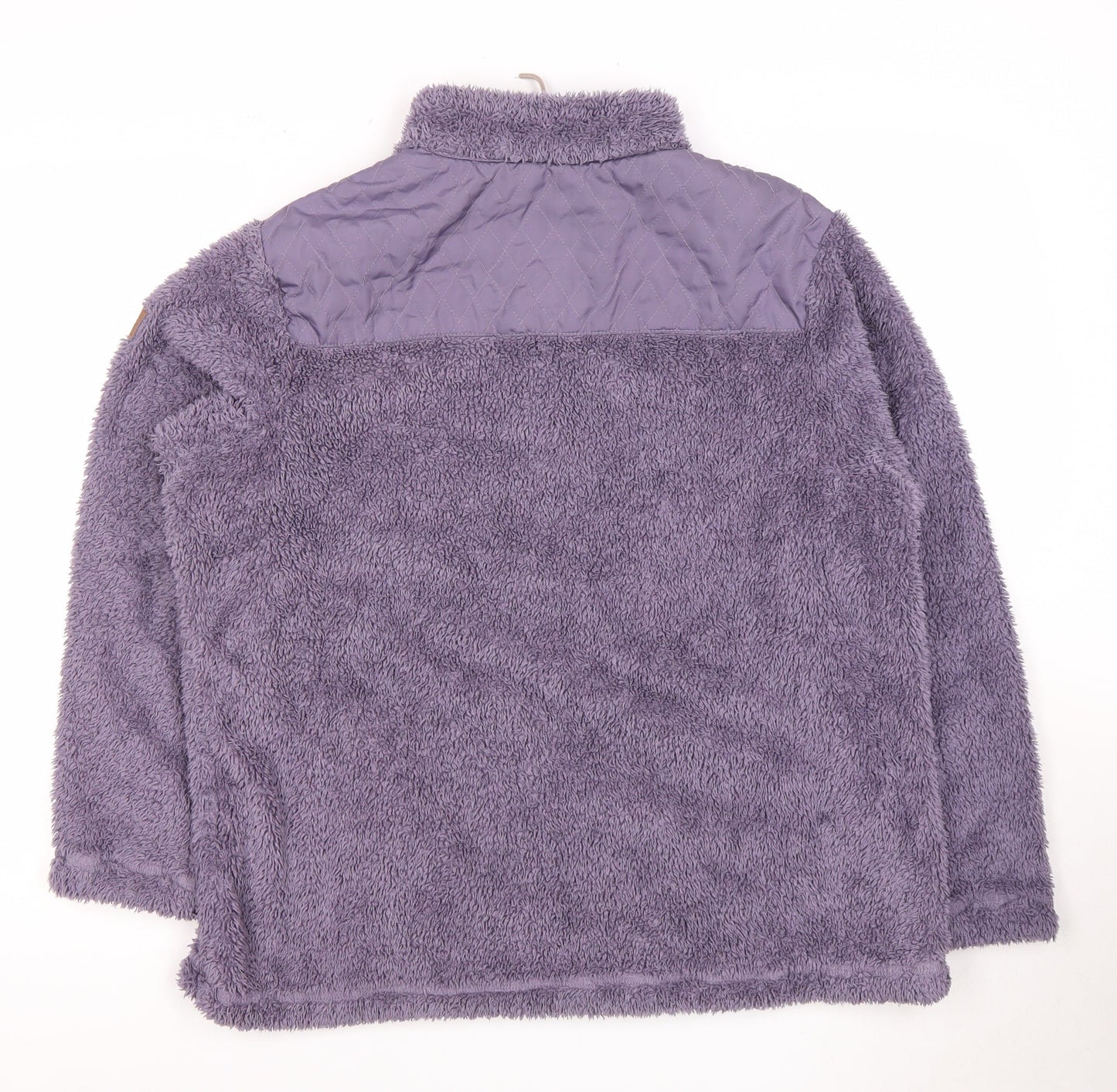 Regatta Women's Purple Fleece 1/4 Zip Sweatshirt Size 18