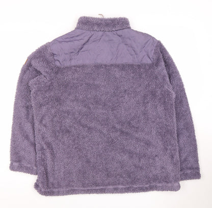 Regatta Women's Purple Fleece 1/4 Zip Sweatshirt Size 18