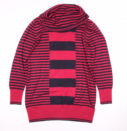 Womens UK Size 14 Marks and Spencer Red Pullover Jumper