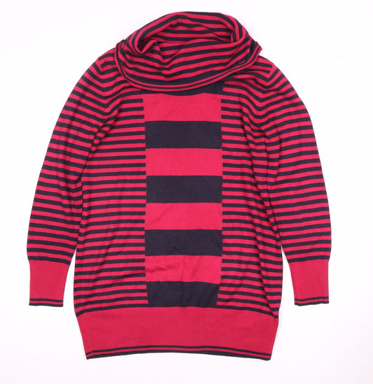Womens UK Size 14 Marks and Spencer Red Pullover Jumper