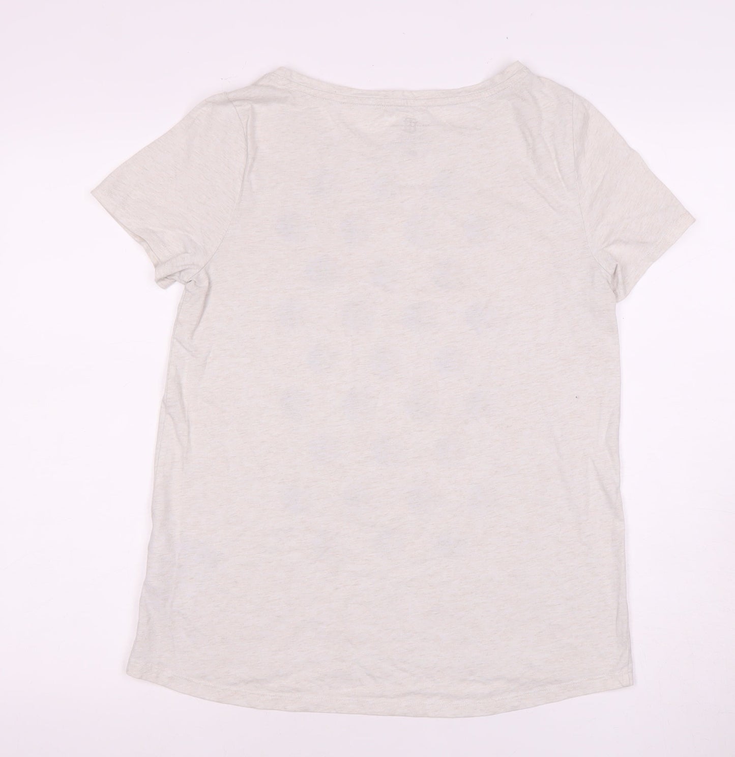 Womens UK Size M Tommy Hilfiger Grey Basic T-Shirt