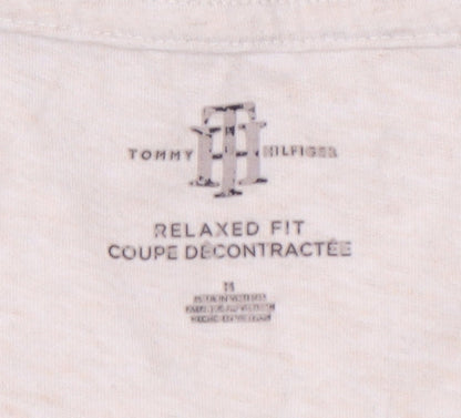 Womens UK Size M Tommy Hilfiger Grey Basic T-Shirt