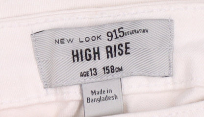 New Look Ivory High Rise Skinny Jeans for Women