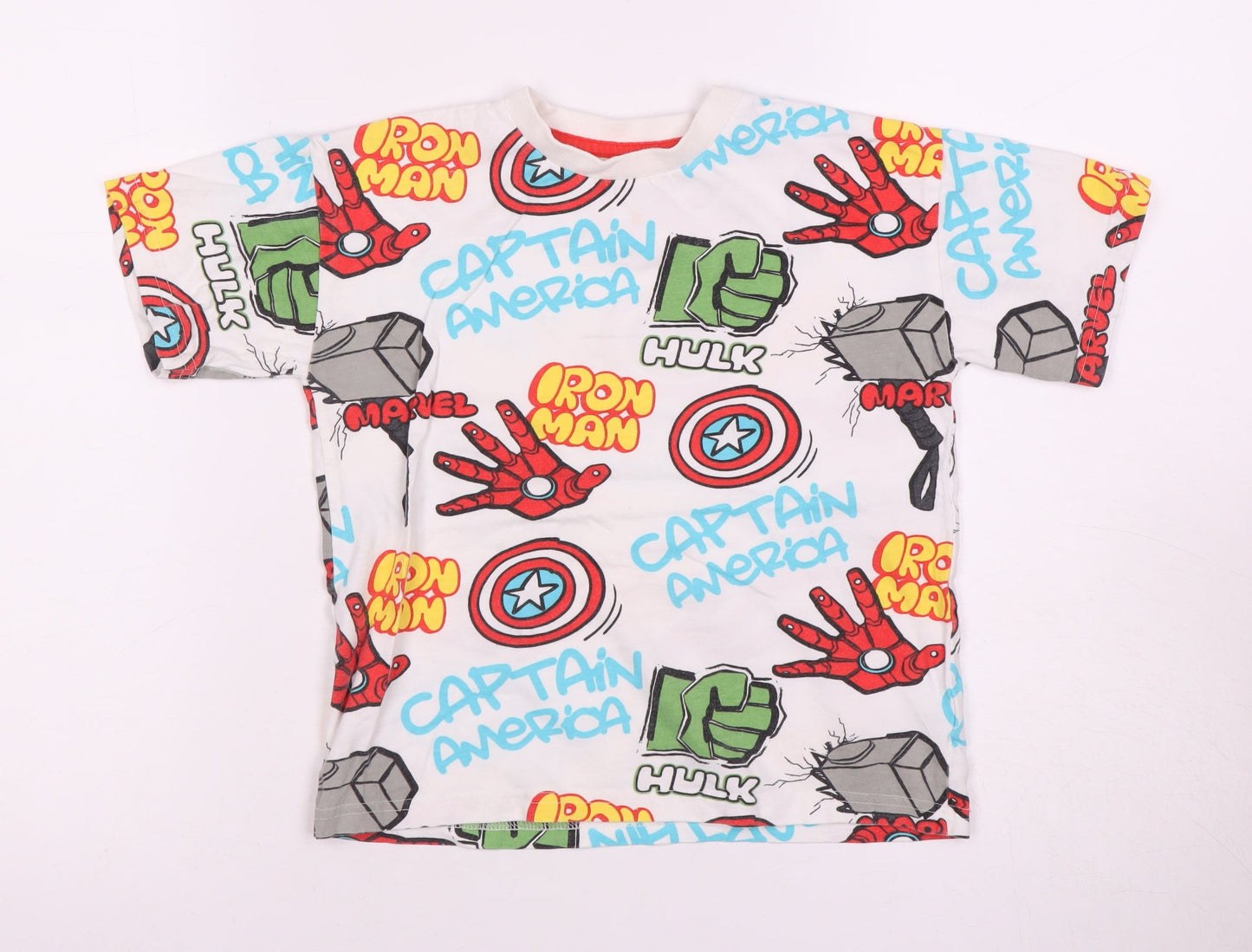 Next Boys Multicoloured Marvel T-Shirt 4-5 Years Pullover