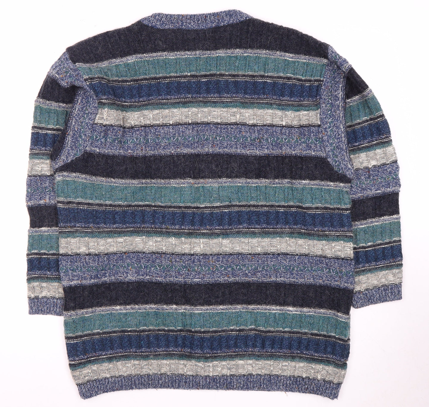 Marks and Spencer Men's Multicoloured Knit Jumper - L