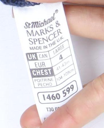 Marks and Spencer Men's Multicoloured Knit Jumper - L