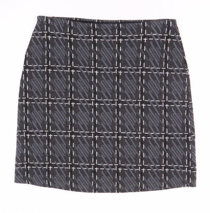 Marks and Spencer Women's Black Check Pencil Skirt