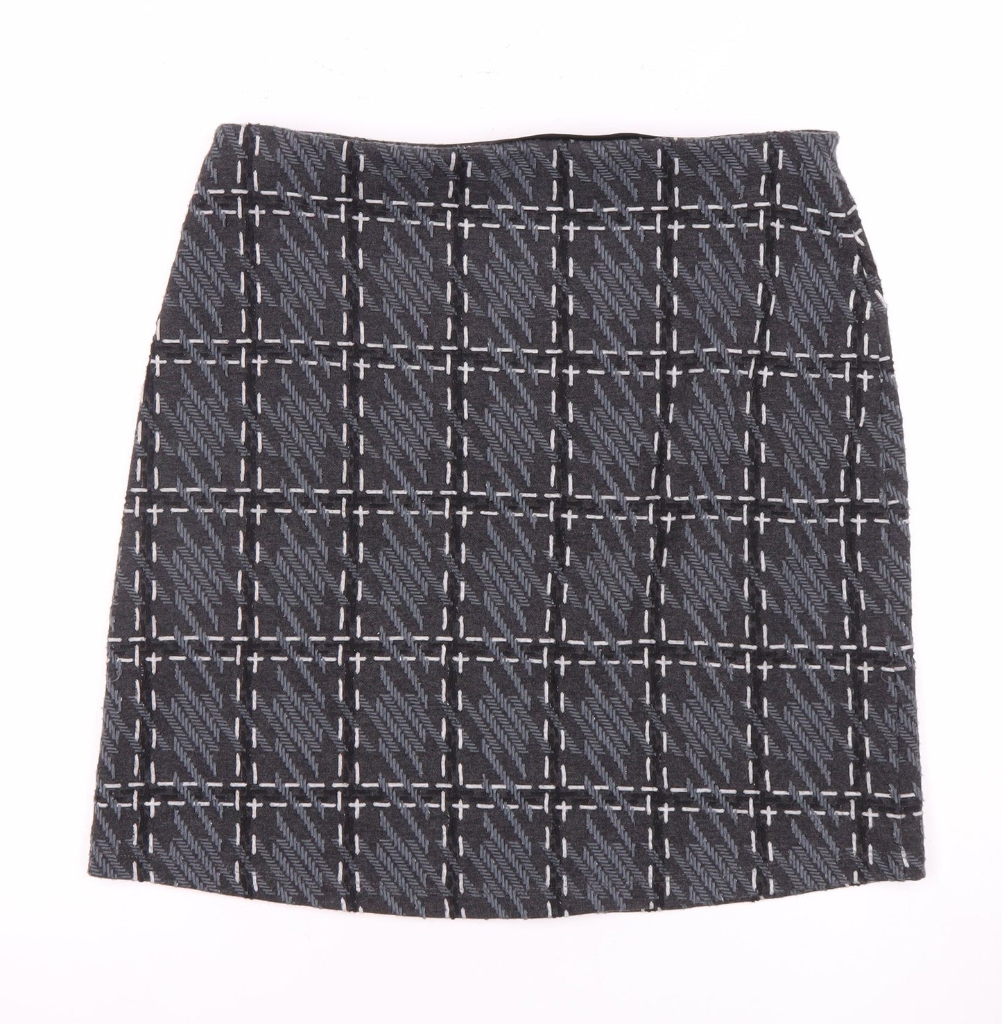 Marks and Spencer Women's Black Check Pencil Skirt