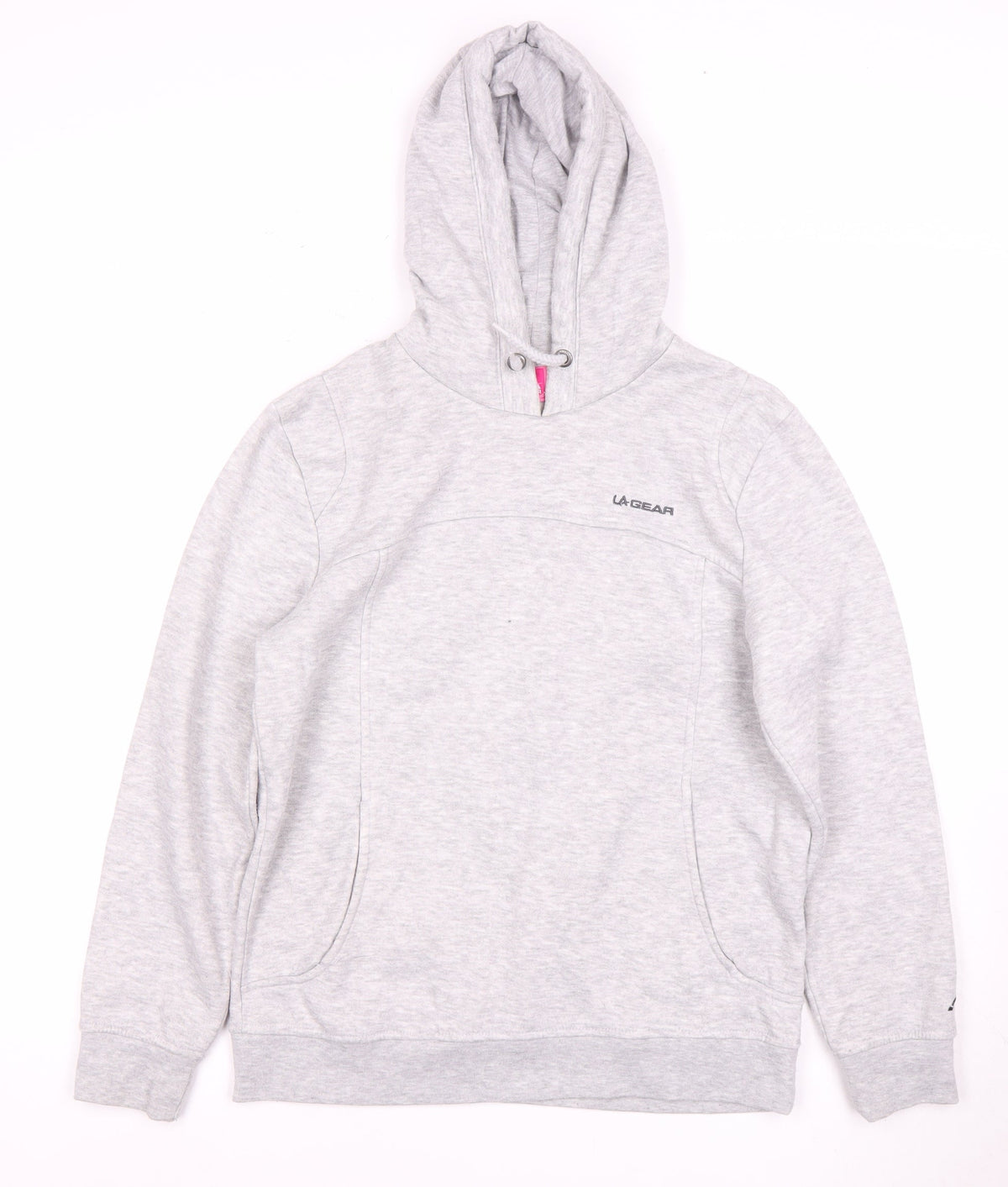 Womens UK Size 10 LA Gear Grey Pullover Hoodie
