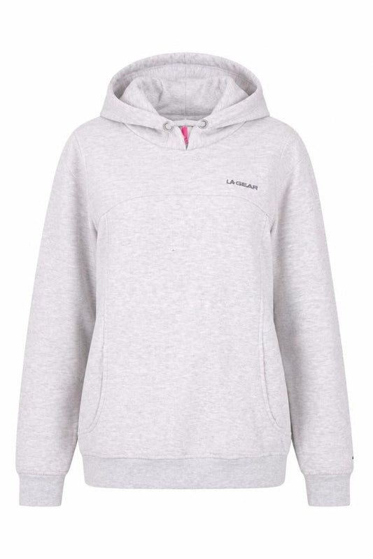 Womens UK Size 10 LA Gear Grey Pullover Hoodie