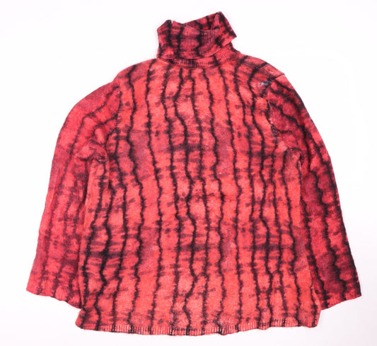 Womens UK Size 14 Zara Red Pullover Jumper
