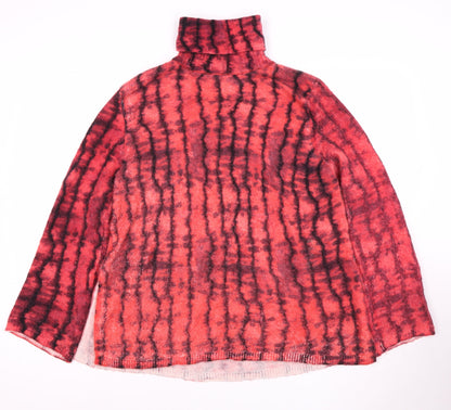 Womens UK Size 14 Zara Red Pullover Jumper