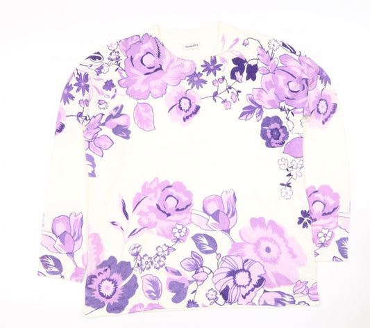 Damart Women's Multicolour Floral Long Sleeve Top L 18-20