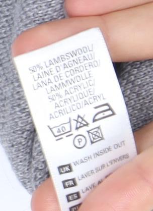 Womens UK Size S Marks and Spencer Grey Cardigan Jumper