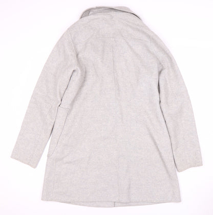 Womens UK Size 12 NEXT Grey Basic Coat
