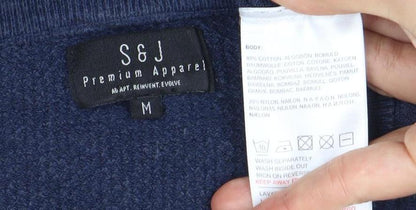 3FJ Men’s Blue Pullover Jumper M - Comfort & Style