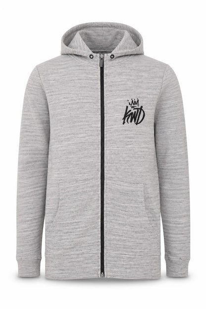 Mens UK Size S Kings Will Dream Grey Full Zip Hoodie