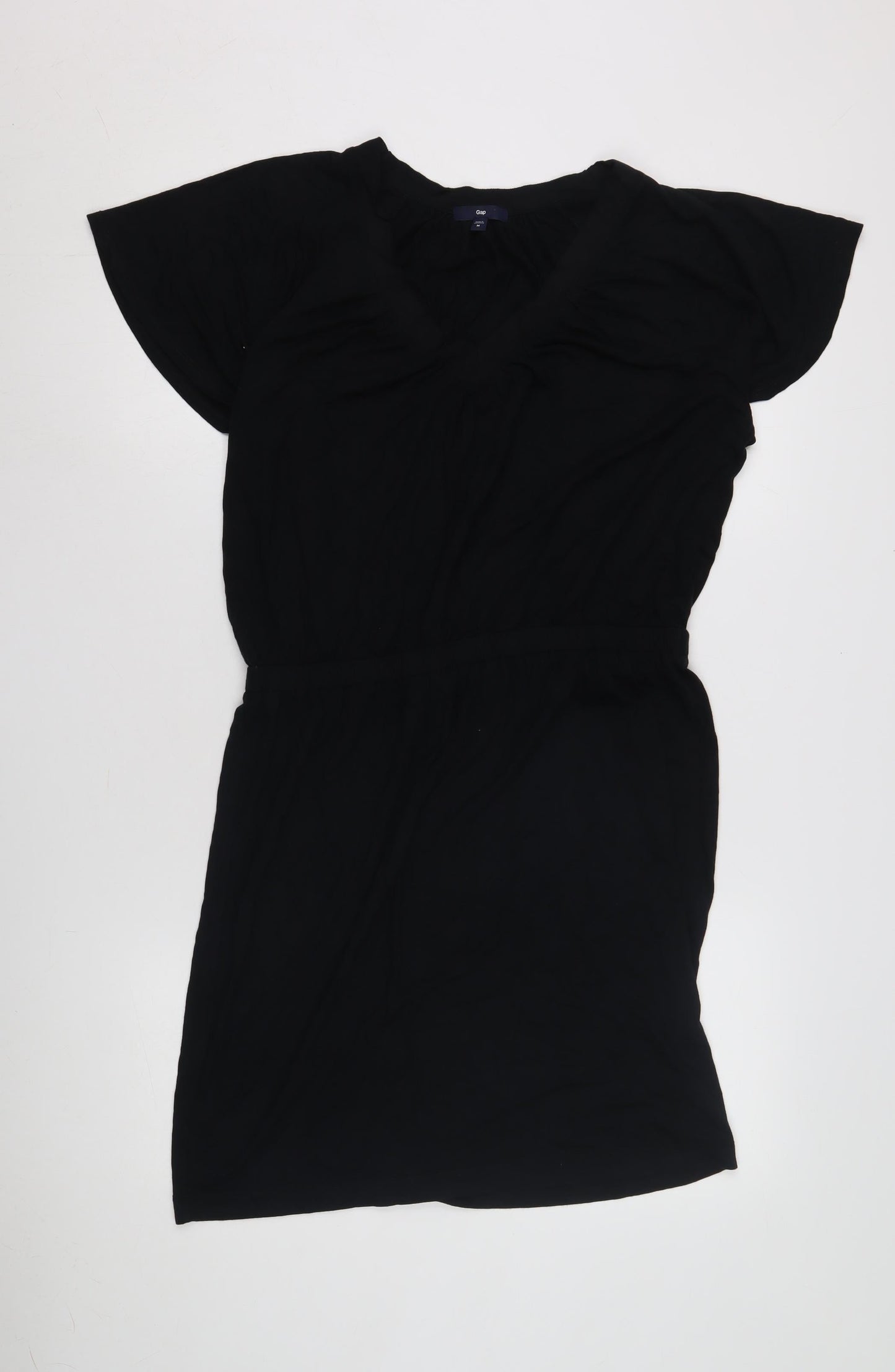 Gap Women's Black Short Sleeve Casual Dress M