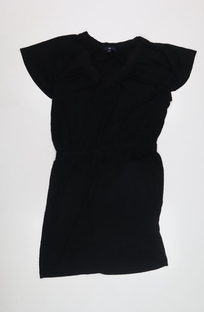 Gap Women's Black Short Sleeve Casual Dress M