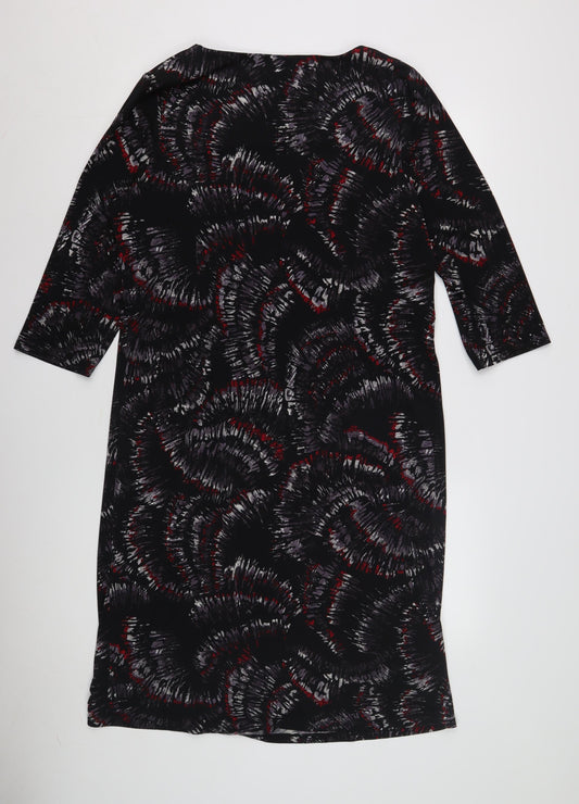 Windsmoor Women's Black Dress 3/4 Sleeve Size 16