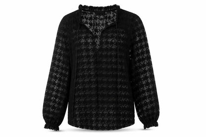 Womens UK Size 10 Zara Black Basic Blouse