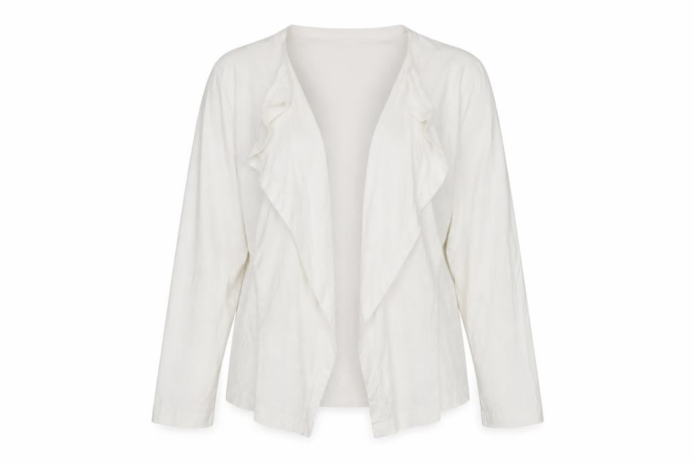 Cotton Traders Women's White Long Sleeve Jacket Size 12
