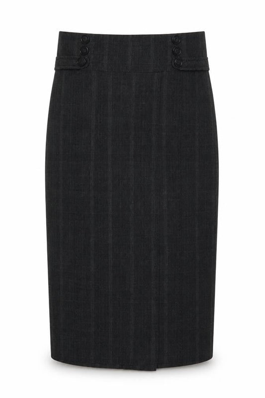 Next Women’s Black Check Pencil Skirt Size 10
