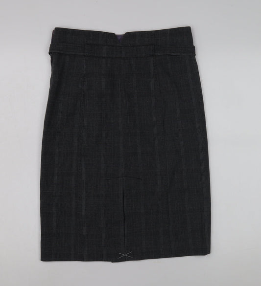 Next Women’s Black Check Pencil Skirt Size 10